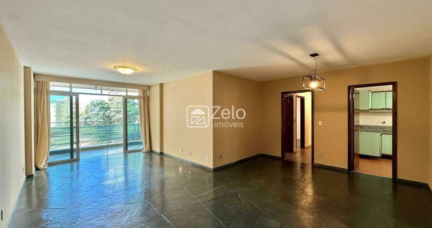 Apartamento de 160m² disponível para locação no Centro de Campinas.