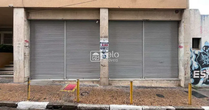 Ponto comercial para alugar na Rua Doutor Quirino, Centro, Campinas