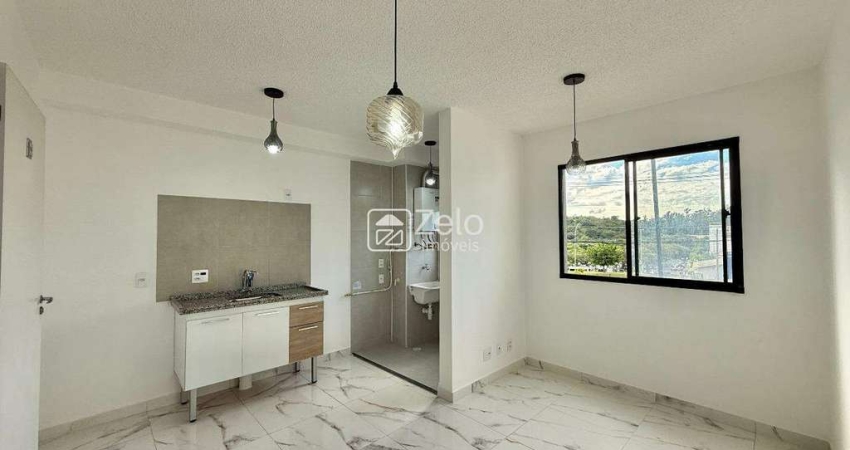 Apartamento para aluguel com 38 m², 2 quartos em Residencial Parque da Fazenda, Campinas