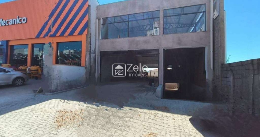 Galpão para aluguel com 500 m², 18 vagas em Vila Nova, Campinas
