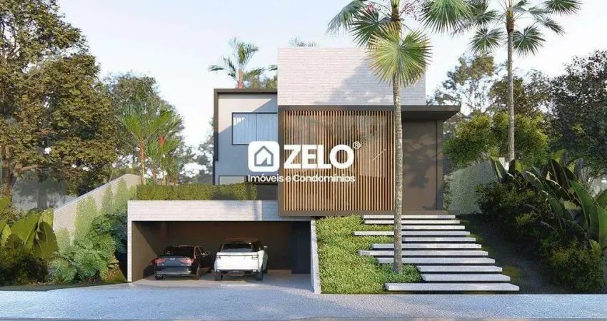 Casa à venda com 390 m², 4 quartos 4 vagas em loteamento residencial pedra alta (sousas), campinas