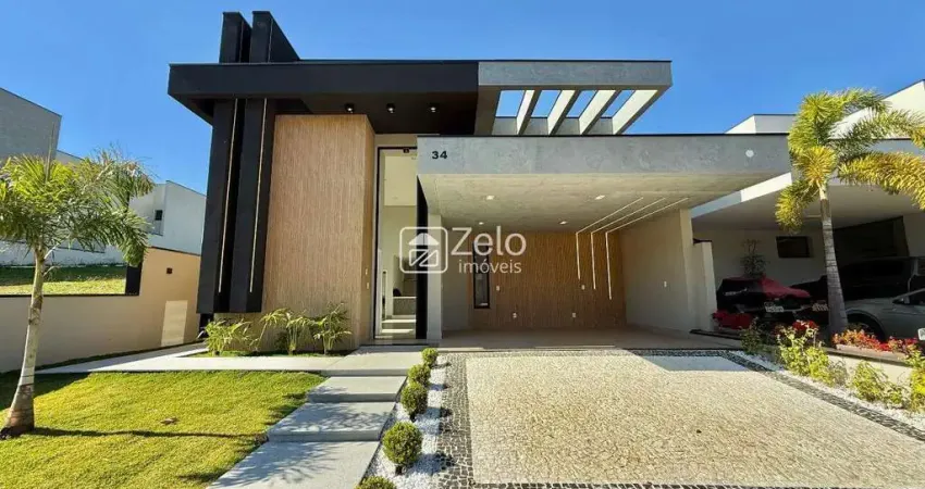 Casa em condomínio à venda com 210 m², 3 quartos 5 vagas em swiss park, campinas