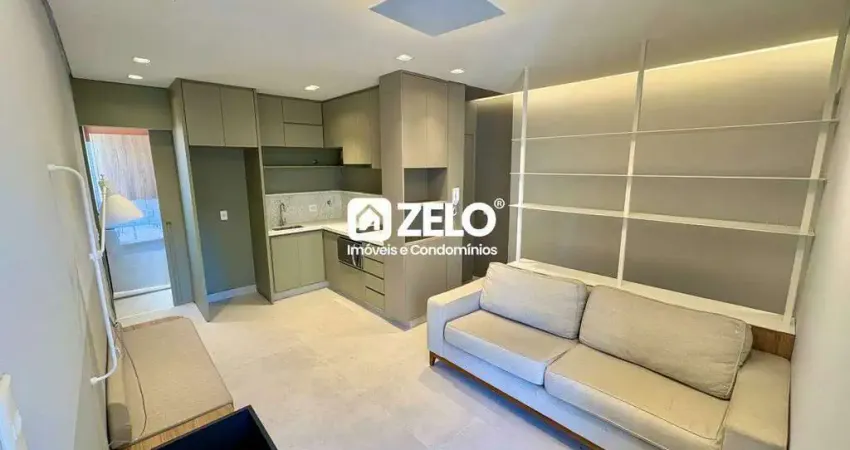 Apartamento à venda com 56,39 m², 1 quarto em cambuí, campinas