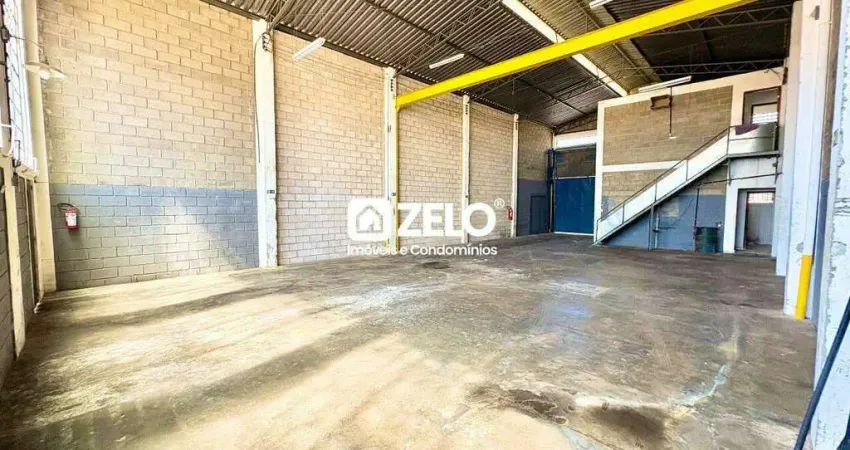 Barracão para aluguel com 241 m², 3 vagas em jardim do trevo, campinas