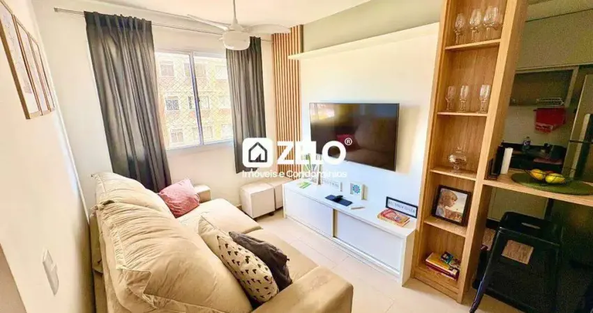 Apartamento para aluguel com 48 m², 2 quartos 1 vaga em fundação da casa popular, campinas