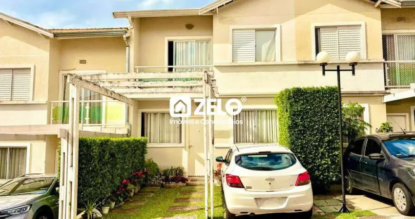 Casa em condomínio à venda com 81 m², 3 quartos 2 vagas em parque rural fazenda santa cândida, campinas