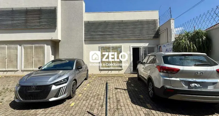 Salão para aluguel com 134,14 m², 3 vagas em ponte preta, campinas