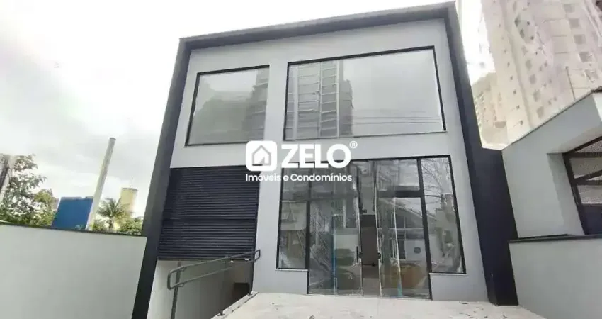 Salão comercial para aluguel - frente, 628 m² em cambuí, campinas