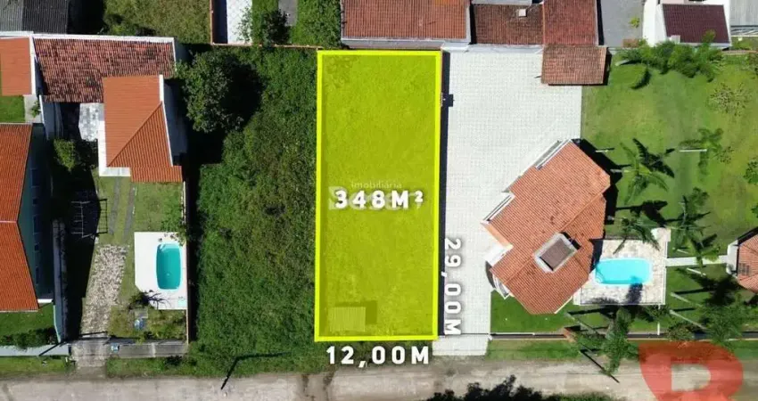 Terreno na barra do saí, balneário praia das conchas, com área de 348m² (12,00 x 29,00) a 250 metros do mar.