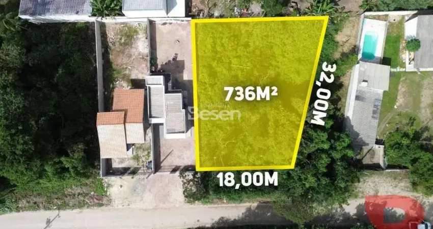 Terreno na praia de itapoá com 736 m², apenas 650 metros da praia