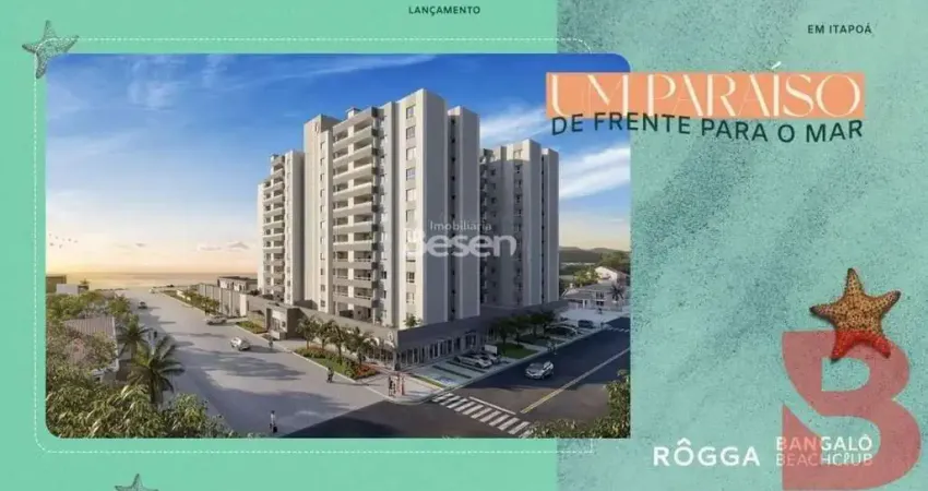 Bangalô beach club - frente para o mar - apartamentos com 02 ou 03 dormitórios (sendo 01)