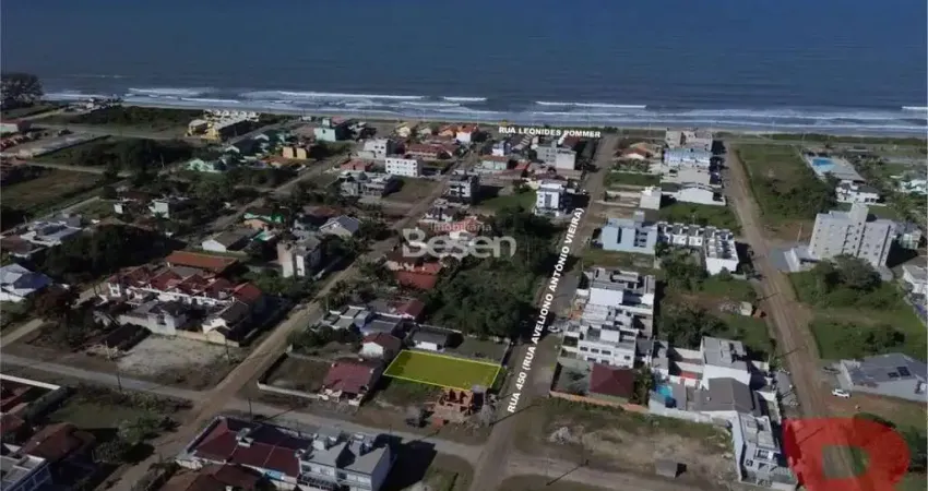 Terreno localizado no balneário volta ao mundo- 300mtrs da praia, pronto para construir