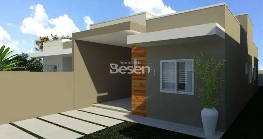 CASA COM 03 QUARTOS SENDO 01 SUÍTE, COM ESPAÇO DE TERRENO E EXCELENTE ACABAMENTO.