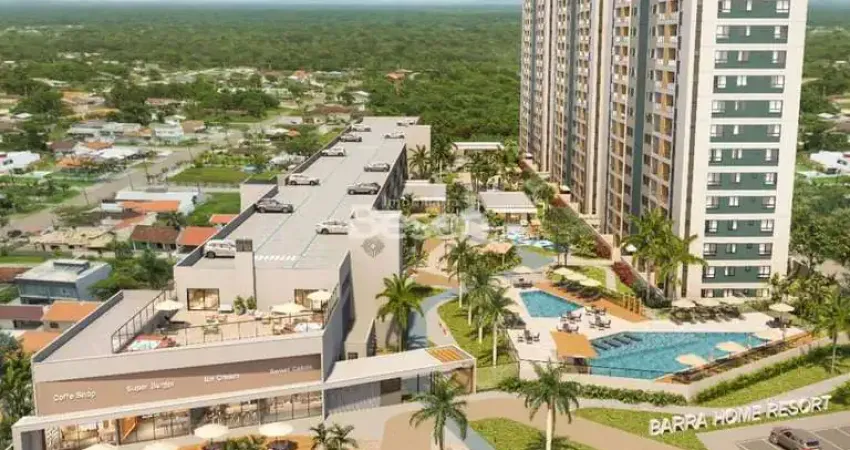 Apartamento com 02 quartos (sendo 01 suíte) no barra home resort