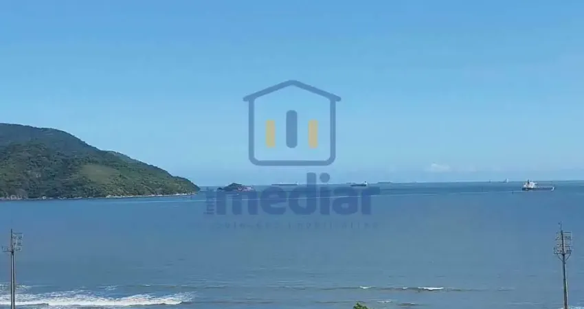 Charmoso apartamento vista mar, totalmente mobiliado, com 1 dormitório, ótima localização no Embaré em Santos-SP