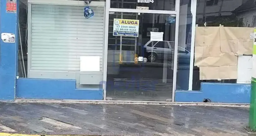Ponto comercial para alugar na Avenida Doutor Pedro Lessa, Aparecida, Santos