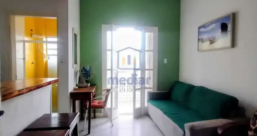 Apartamento com 1 quarto à venda na Avenida Doutor Epitácio Pessoa, Embaré, Santos