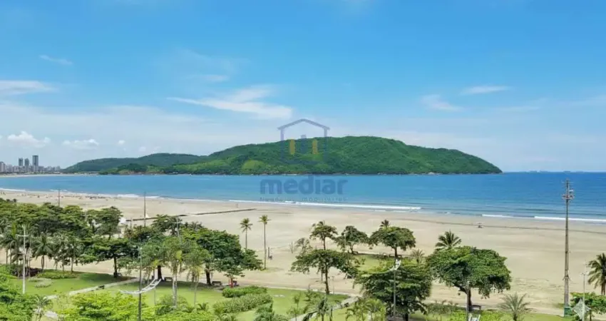 Apartamento vista mar com 3 dormitórios, 1 suíte e 1 vaga - José Menino - Santos/SP