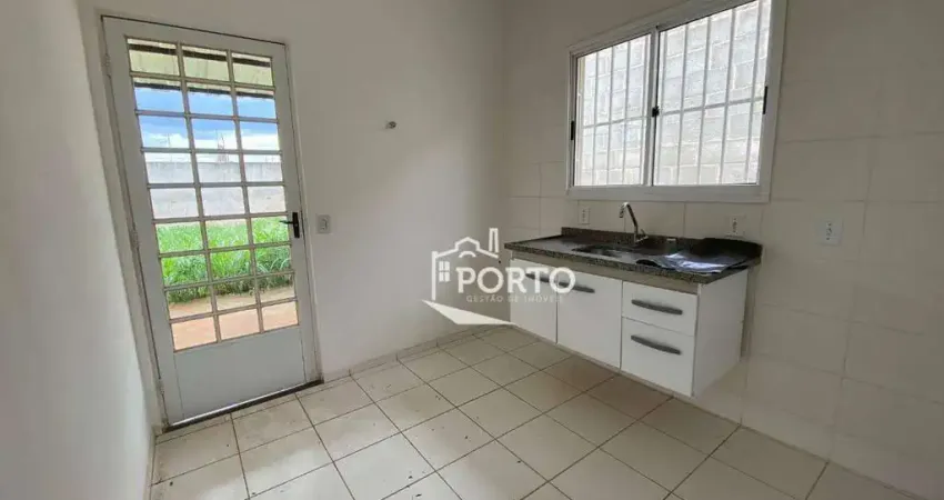 Casa 2 quartos para alugar no bairro água branca em piracicaba