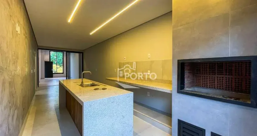 Casa em condomínio fechado com 3 quartos à venda no Água Branca, Piracicaba