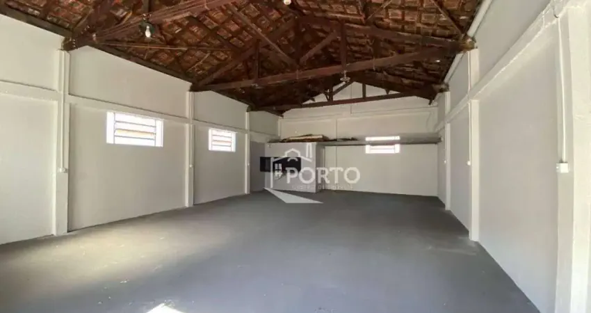 Ponto comercial barracão para alugar no bairro vila monteiro em piracicaba