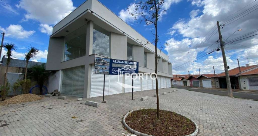 Salão comercial para alugar no bairro Terra Rica em Piracicaba