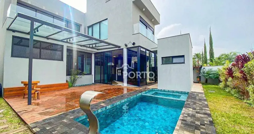 Casa com 3 quartos para alugar - condomínio alphaville - piracicaba