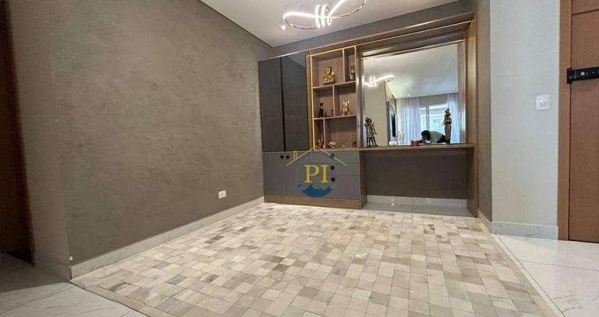 Apartamento com 3 dormitórios à venda, 124 m² por R$ 1.570.000,00 - Canto do Forte - Praia Grande/SP