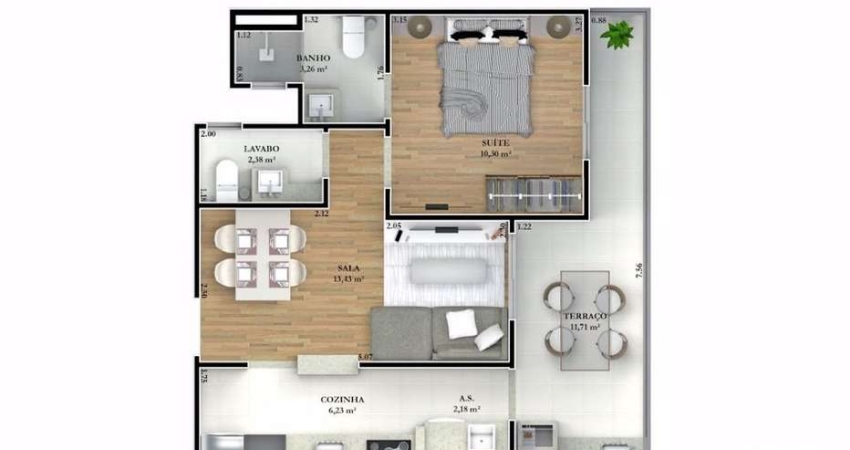 Apartamento Residencial à venda, Canto do Forte, Praia Grande - AP0599.