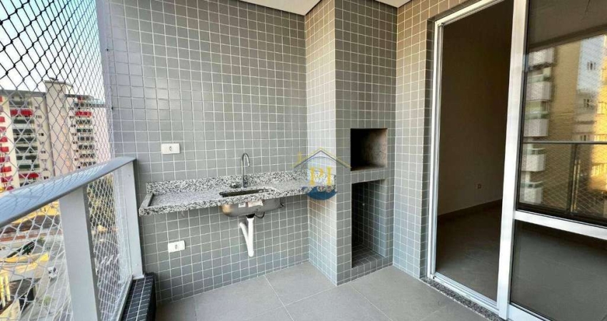 Apartamento com 2 dormitórios à venda, 68 m² por R$ 465.000,00 - Canto do Forte - Praia Grande/SP