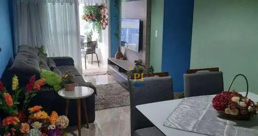 Apartamento com 2 dormitórios à venda, 75 m² por R$ 480.000 - Canto do Forte - Praia Grande/SP