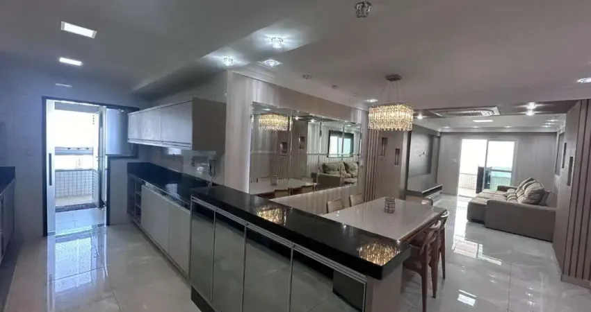 Apartamento para alugar, 130 m² por R$ 9.878,10 - Canto do Forte - Praia Grande/SP
