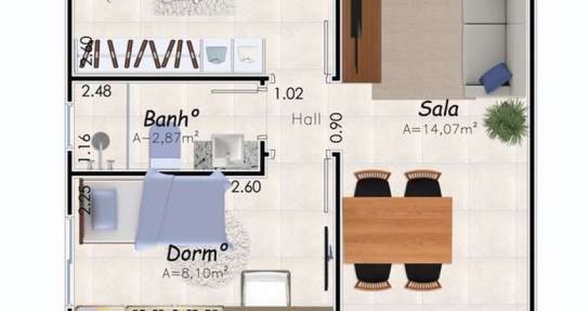 Apartamento Residencial à venda, Caiçara, Praia Grande - AP0310.