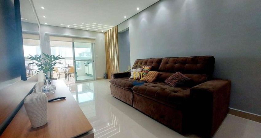 Apartamento com 2 dormitórios à venda, 83 m² por R$ 715.000 - Boqueirão - Praia Grande/SP