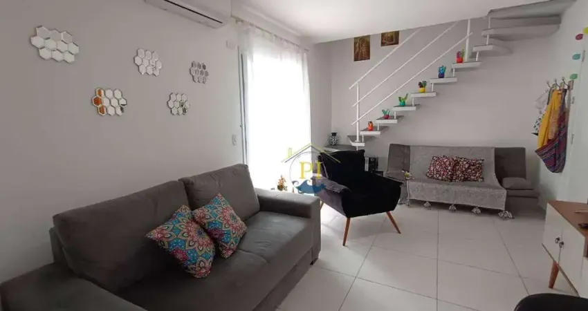 Apartamento Duplex com 1 dormitório para alugar, 61 m² por R$ 2.900,00/mês - Ocian - Praia Grande/SP