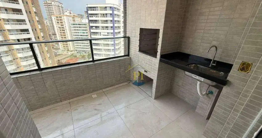 Apartamento com 2 dormitórios à venda, 70 m² por r$ 620.000,00 - vila guilhermina - praia grande/sp