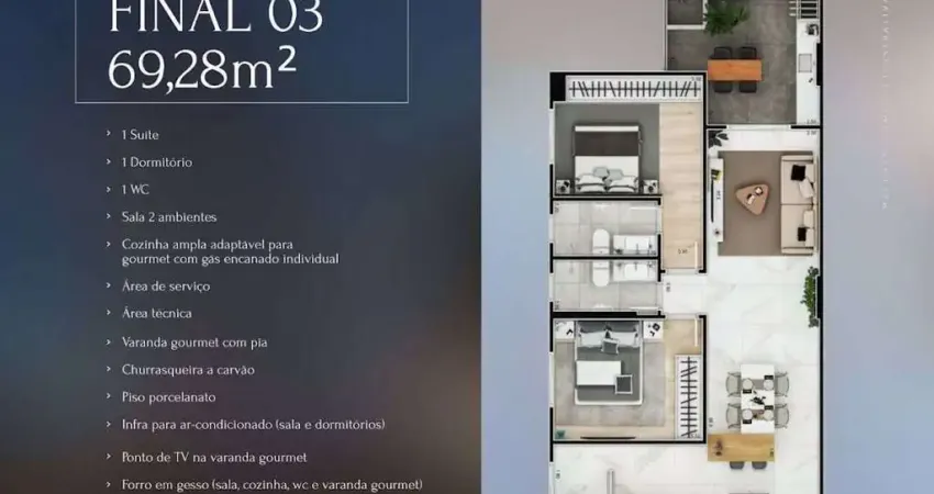 Apartamento Residencial à venda, Vila Guilhermina, Praia Grande - AP1079.