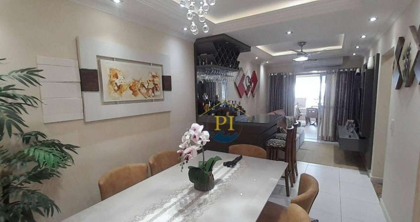 Apartamento com 3 dormitórios à venda, 124 m² por R$ 950.000,00 - Aviação - Praia Grande/SP