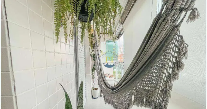 Apartamento com 2 dormitórios à venda, 72 m² por r$ 720.000,00 - canto do forte - praia grande/sp