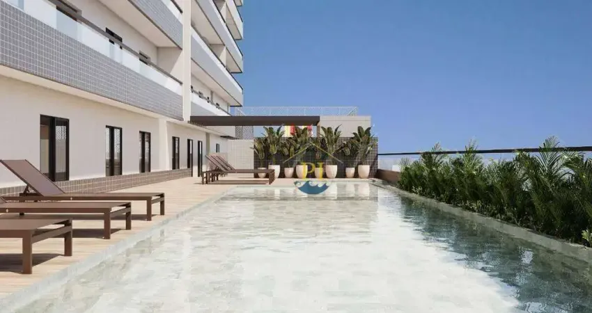 Apartamento com 2 dormitórios à venda, 71 m² por R$ 488.000 - Caiçara - Praia Grande/SP