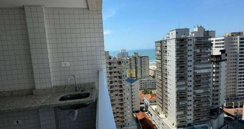 Apartamento com 1 dormitório à venda, 52 m² por R$ 390.000,00 - Aviação - Praia Grande/SP