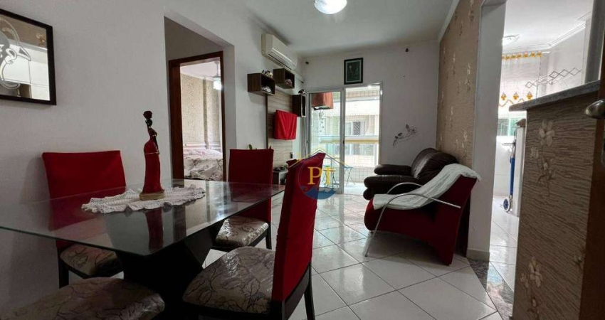 Apartamento com 1 dormitório à venda, 44 m² por R$ 358.000 - Aviação - Praia Grande/SP