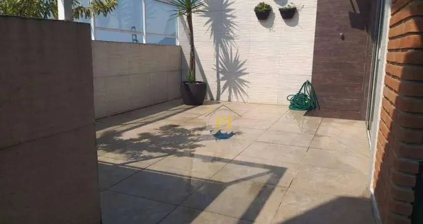Apartamento Triplex com 3 dormitórios à venda, 215 m² por R$ 770.000 - Estuário - Santos/SP