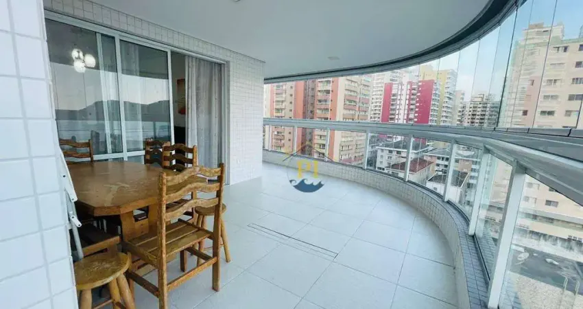 Apartamento com 4 dormitórios à venda, 214 m² por R$ 2.600.000 - Canto do Forte - Praia Grande/SP