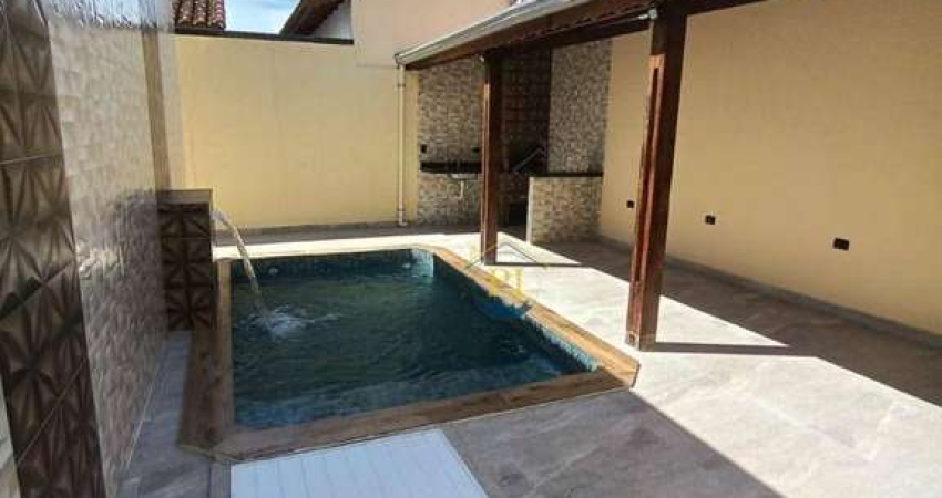 Casa com 3 dormitórios à venda, 145 m² por R$ 895.000 - Vila Caiçara - Praia Grande/SP