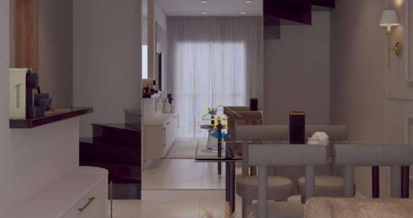 Casa com 2 dormitórios à venda, 52 m² por R$ 332.000 - Caiçara - Praia Grande/SP