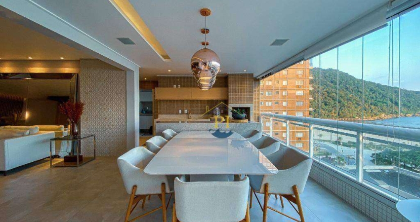 Apartamento com 4 dormitórios à venda, 250 m² por R$ 4.300.000 - Canto do Forte - Praia Grande/SP