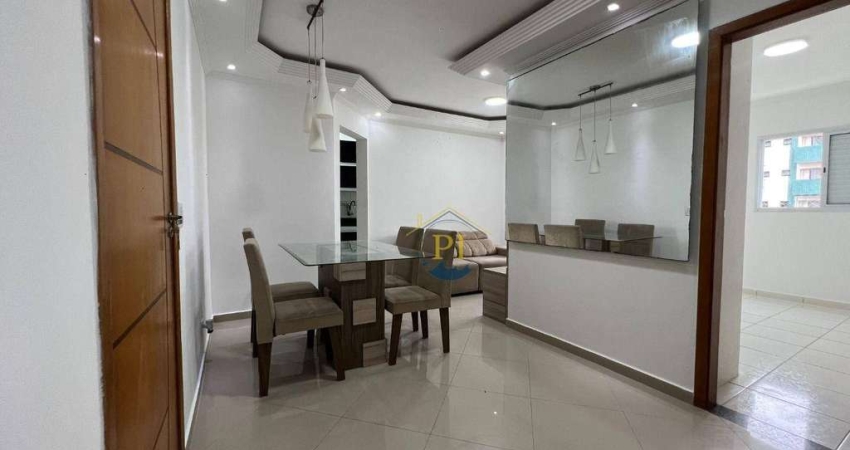 Apartamento com 2 dormitórios à venda, 60 m² por R$ 415.000 - Tupi - Praia Grande/SP