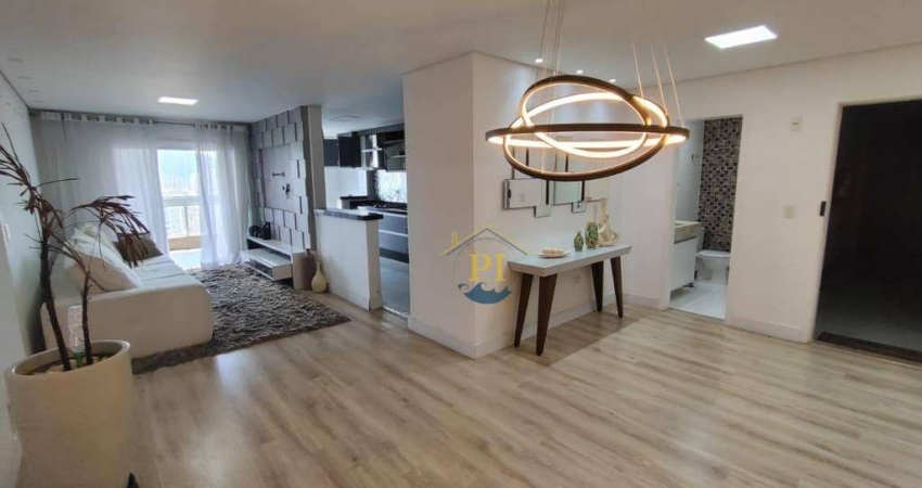 Apartamento com 3 dormitórios à venda, 122 m² por R$ 990.000 - Vila Guilhermina - Praia Grande/SP
