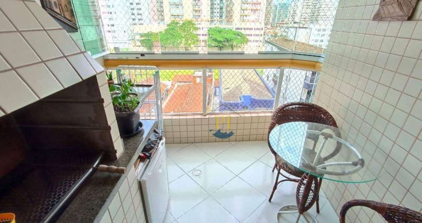 Apartamento com 2 dormitórios à venda, 70 m² por R$ 460.000 - Aviação - Praia Grande/SP